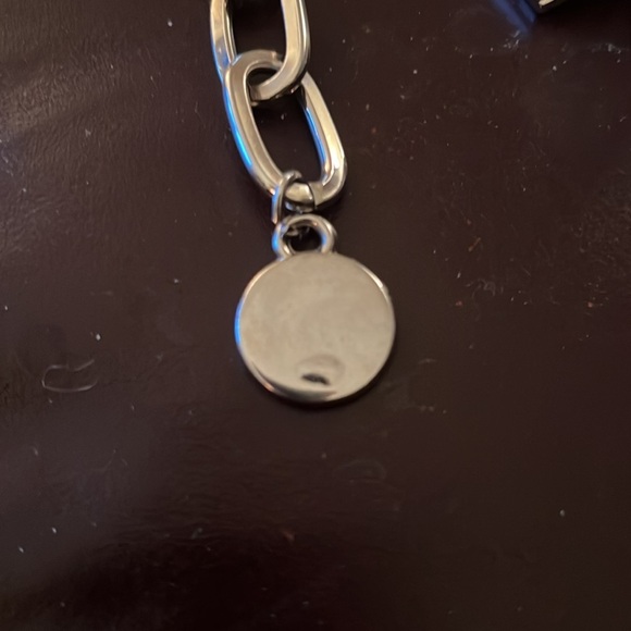 ESCADA Women’s RARE Vintage Silver Charm Chain Link Belt Stamped E Made in Spain - Picture 16 of 16